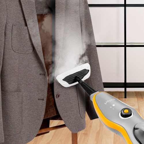 Паровая швабра Kitfort KT-1047 (серый/желтый) 9