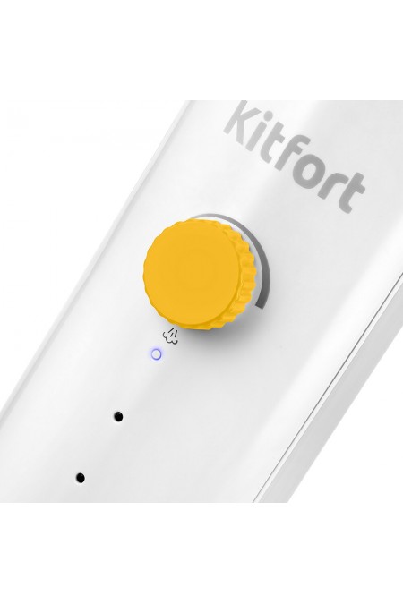 Паровая швабра Kitfort КТ-1048-1 (белый/желтый) 2