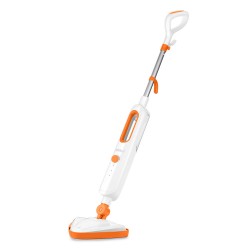 Паровая швабра Kitfort КТ-1048-2 (белый/оранжевый)