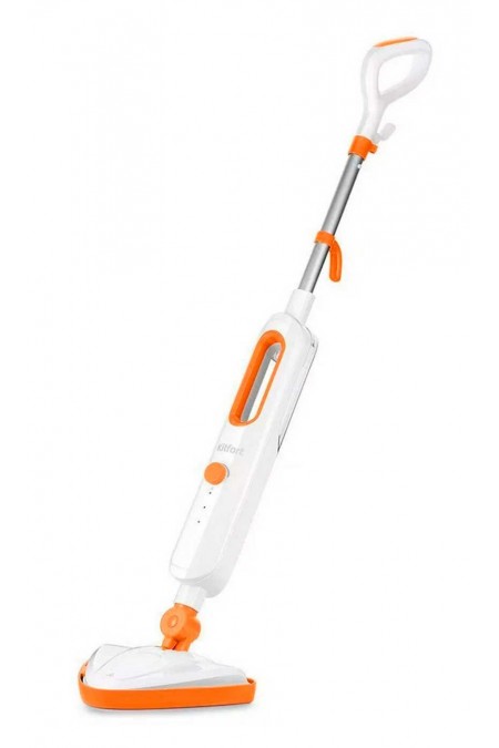 Паровая швабра Kitfort КТ-1048-2 (белый/оранжевый) 