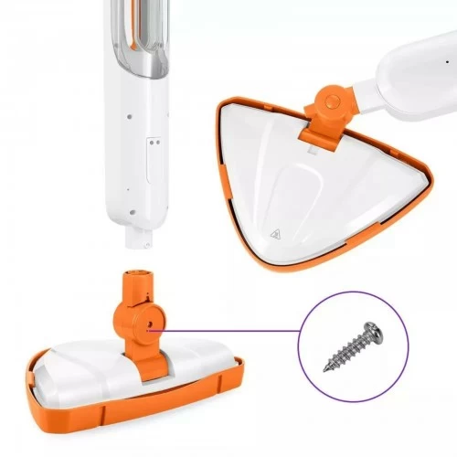 Паровая швабра Kitfort КТ-1048-2 (белый/оранжевый) 7