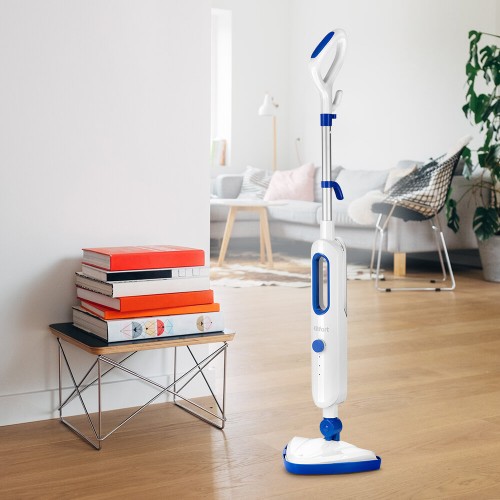 Паровая швабра Kitfort КТ-1048-3 (белый/синий) 2