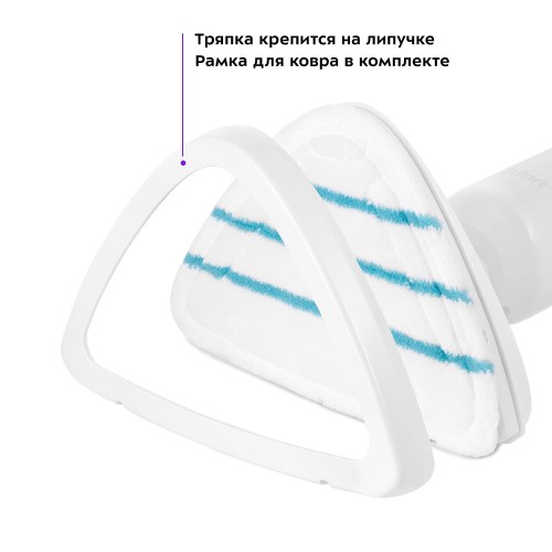Паровая швабра Kitfort КТ-1049 (белый) 6