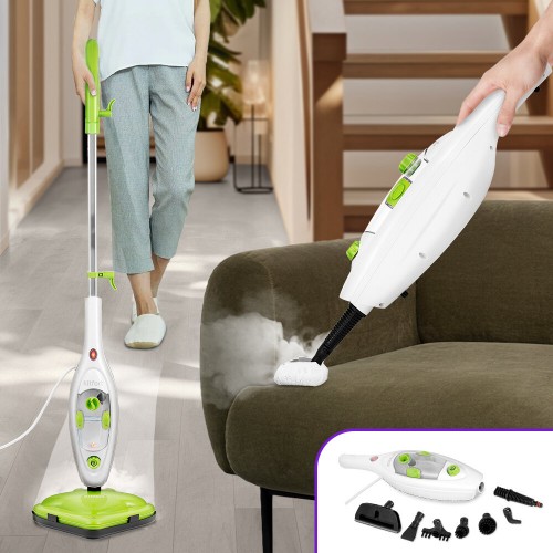 Паровая швабра Kitfort КТ-1060 (зеленый) 6