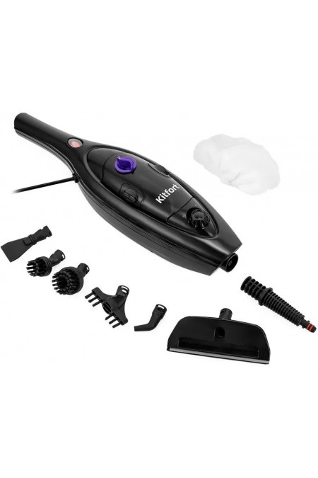 Паровая швабра Kitfort КТ-1061 (черный/фиолетовый) 3