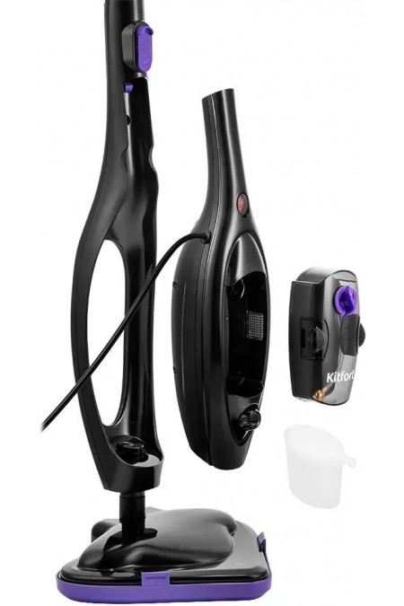 Паровая швабра Kitfort КТ-1061 (черный/фиолетовый) 7