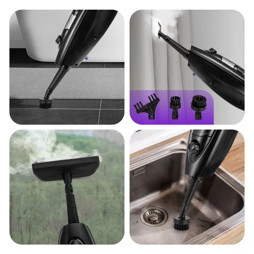 Паровая швабра Kitfort КТ-1061 (черный/фиолетовый) 2