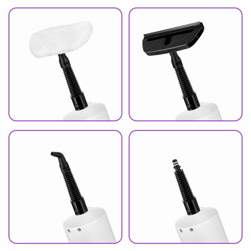 Паровая швабра Kitfort КТ-1062 (белый/черный) 1