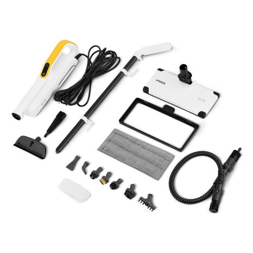 Паровая швабра Kitfort КТ-1063 (белый/черный) 9