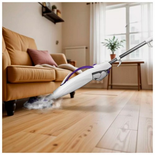 Паровая швабра Kitfort КТ-1085 (белый/фиолетовый) 4