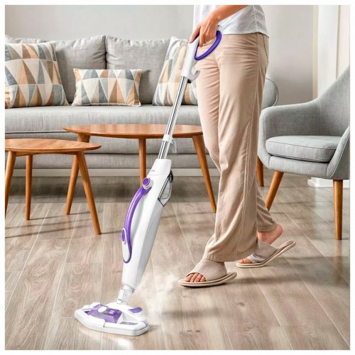 Паровая швабра Kitfort КТ-1085 (белый/фиолетовый) 5