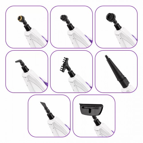 Паровая швабра Kitfort КТ-1085 (белый/фиолетовый) 7