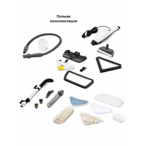 Паровая швабра Kitfort КТ-1088 (белый/черный) 1