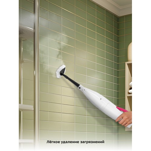 Паровая швабра Kitfort КТ-1096 (белый/малиновый) 7