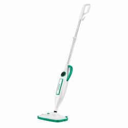 Паровая швабра Kitfort КТ-1098 (белый/зеленый)