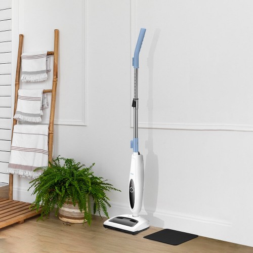 Паровая швабра Kitfort КТ-3912 (белый/голубой) 5