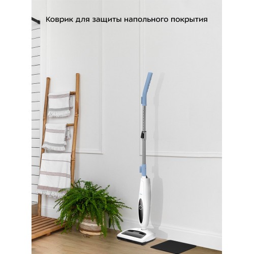 Паровая швабра Kitfort КТ-3912 (белый/голубой) 8