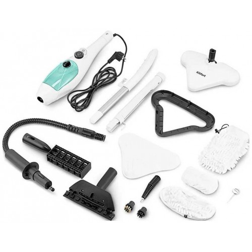 Паровая швабра Kitfort КТ-3920 (белый/голубой) 7