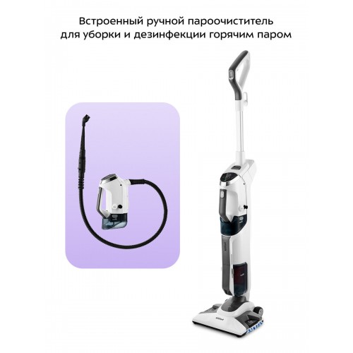 Паровая швабра Kitfort КТ-595 (белый) 3