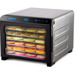 Сушилка Kitfort КТ-4931 (серебристый/черный)