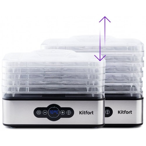 Сушилка Kitfort КТ-1914 (черный/серебристый) 2