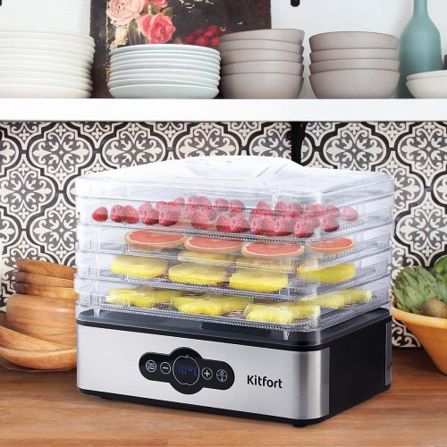 Сушилка Kitfort КТ-1914 (черный/серебристый) 9