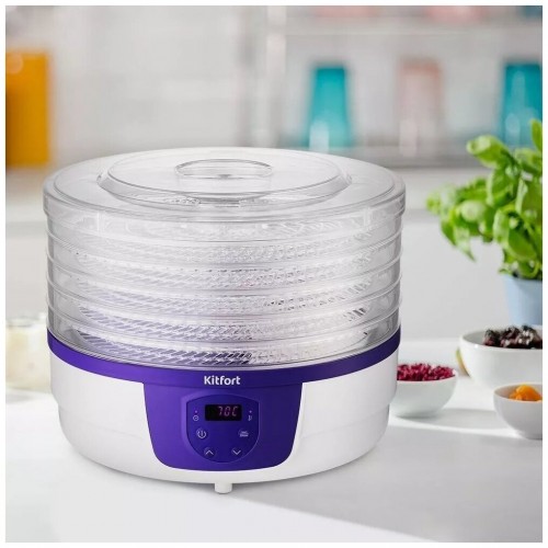 Сушилка Kitfort КТ-1929 (белый/фиолетовый) 1