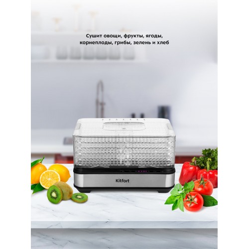 Сушилка Kitfort КТ-1933 (серебристый) 1