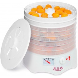 Сушилка Мастерица EFD-0602VM (6 поддонов + 2 белых поддона + поддон д/пастилы) (прозрачный/белый)