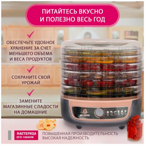 Сушилка Мастерица EFD-1004VM (серый/бежевый) 3