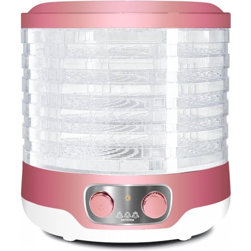 Сушилка Мастерица EFD-3061 (6 поддонов + 1 поддон для пастилы) (розовый перламутр) 