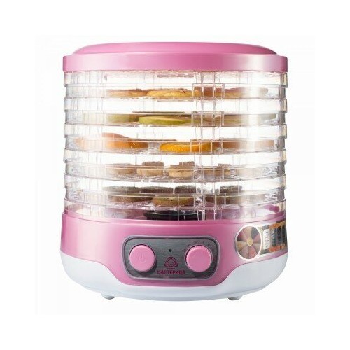Сушилка Мастерица EFD-3061 (6 поддонов + 1 поддон для пастилы) (розовый перламутр) 1
