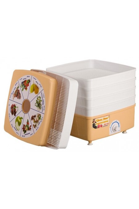 Сушилка Ротор Дива Люкс СШ-010 (5 поддонов) (белый/бежевый) 1