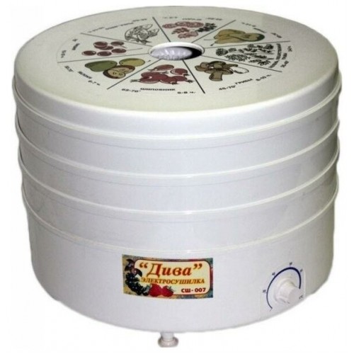 Сушилка Ротор Дива СШ-007-010 (5 поддонов) (прозрачный/желтый) 4