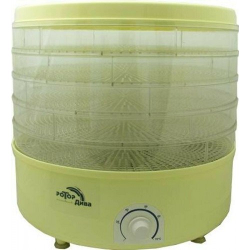 Сушилка Ротор Дива СШ-007-010 (5 поддонов) (прозрачный/желтый) 7