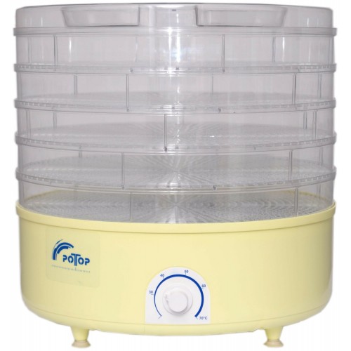 Сушилка Ротор СШ-002 (5 поддонов) (прозрачный/бежевый) 