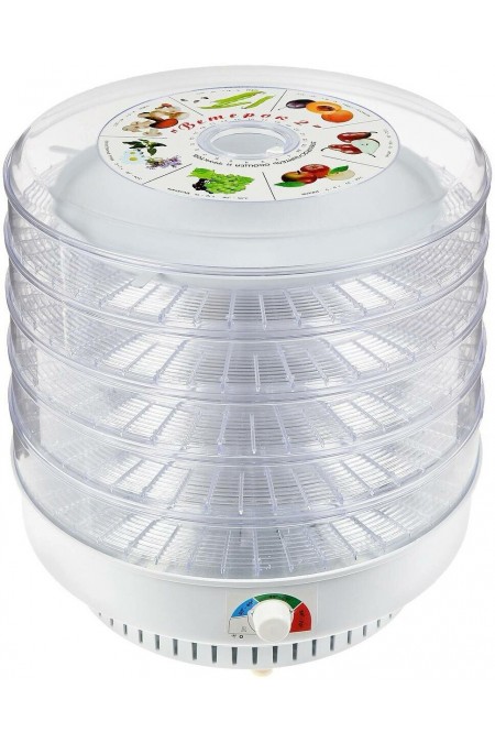 Сушилка Спектр-Прибор ЭСОФ-0.6/220 Ветерок-2 (5 поддонов) (прозрачный/белый) 1