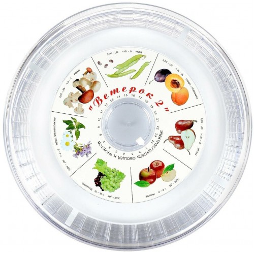 Сушилка Спектр-Прибор ЭСОФ-0.6/220 Ветерок-2 (5 поддонов) (прозрачный/белый) 2