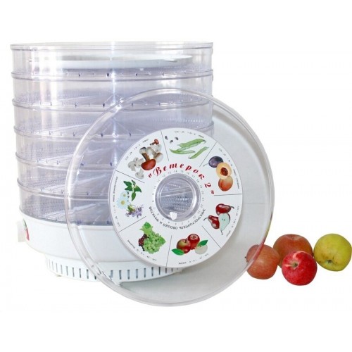 Сушилка Спектр-Прибор ЭСОФ -2-0,6/220 Ветерок-2 (6 поддонов) (прозрачный/белый) 2