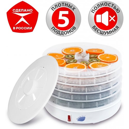 Сушилка Великие Реки ВР-5 (прозрачный/белый) 