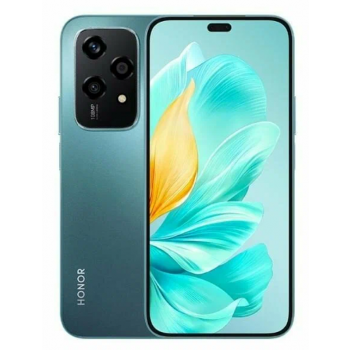 Смартфон HONOR 200 LITE 8/256GB Cyan Lake (искрящийся зеленый) 