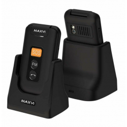 Телефон MAXVI E5 up Black (черный)