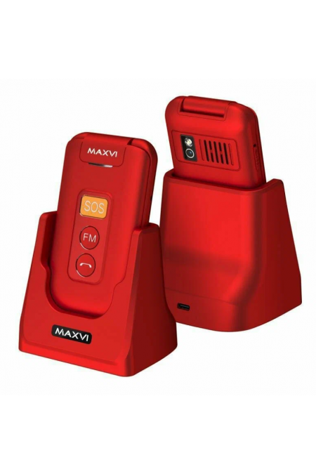Телефон MAXVI E5 up Red (красный) 