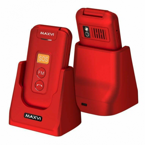 Телефон MAXVI E5 up Red (красный) 