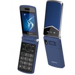 Телефон MAXVI E11 Blue/Silver (синий/серебристый)