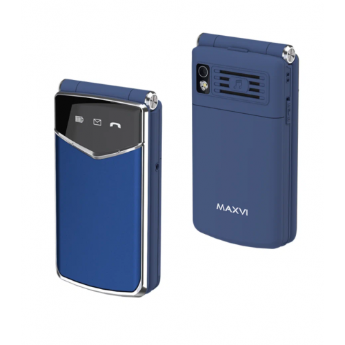 Телефон MAXVI E11 Blue/Silver (синий/серебристый) 1