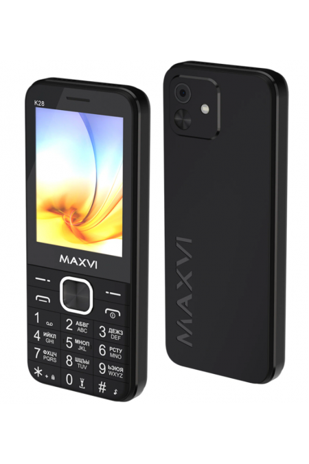 Телефон MAXVI K28 Black (черный) 