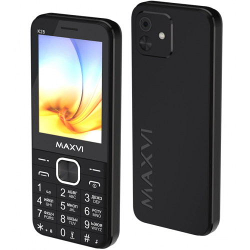 Телефон MAXVI K28 Black (черный) 