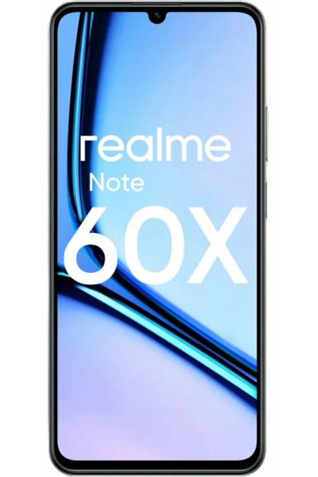 Смартфон realme Note 60x 4/128GB Marble Black (мраморный черный) 