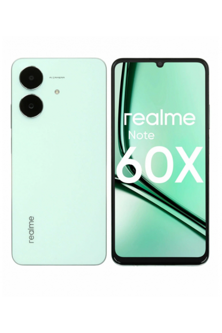 Смартфон realme Note 60x 4/128GB Green (зеленый) 